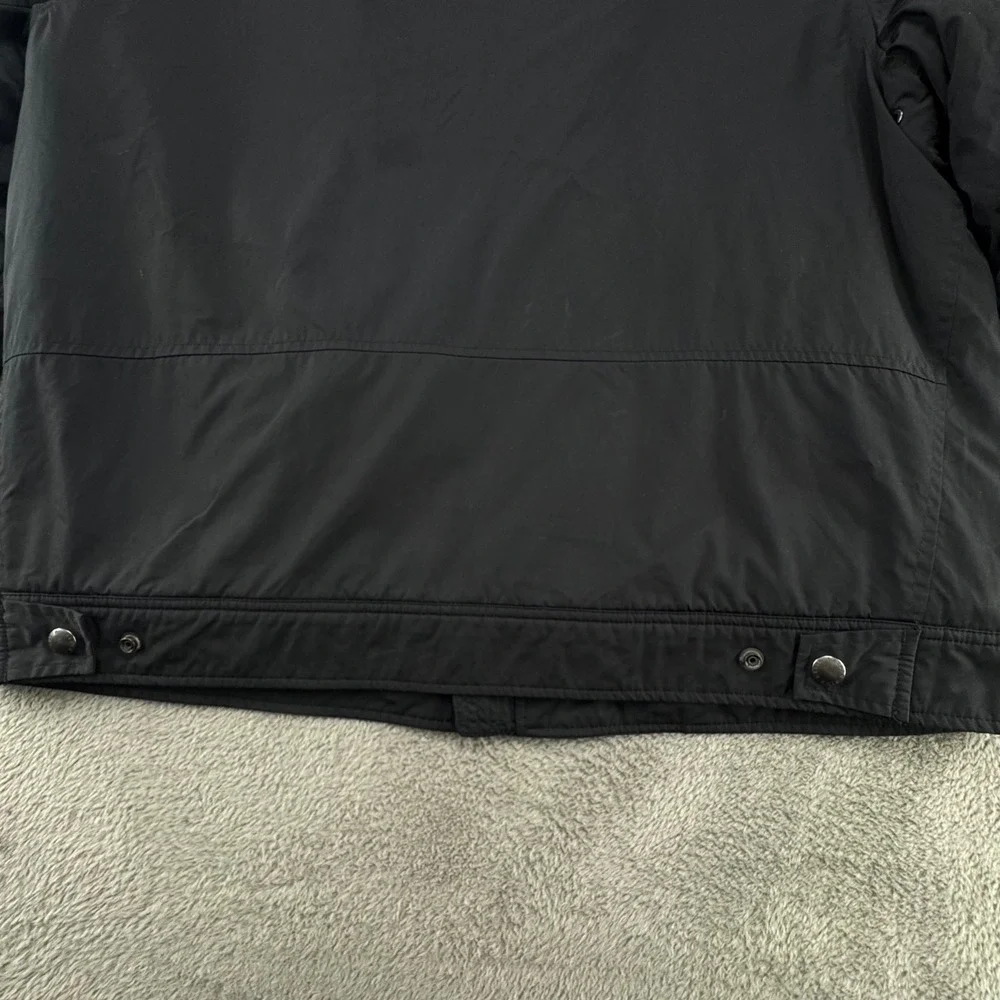 Polo Ralph Lauren Windbreaker Mens XXL Black Good‎ Fleece Lined Full Zip Jacket